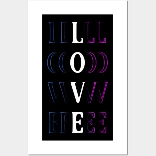 Colorful Love Christian Design Posters and Art